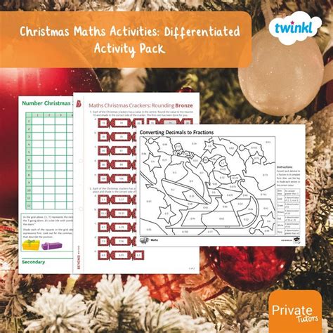 Ks3 Christmas Themed Maths Activities Artofit