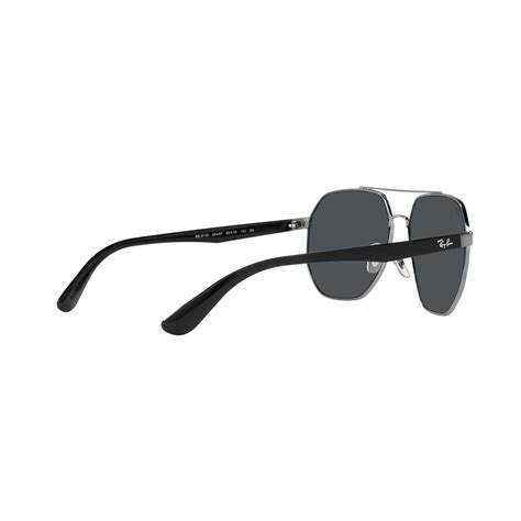 Buy Ray Ban Gunmetal Sunglasses 0rb3714i Irregular Gunmetal Frame Grey Lens 59 Online