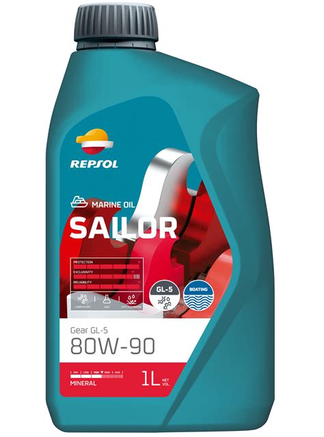 Información técnica SAILOR GEAR GL 5 80W 90 Repsol