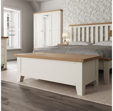 Tennyson White Blanket Box Furniture From Readers Interiors Uk