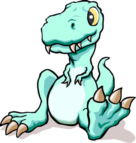 T-Rex clipart transparent background 1 - Clipart World