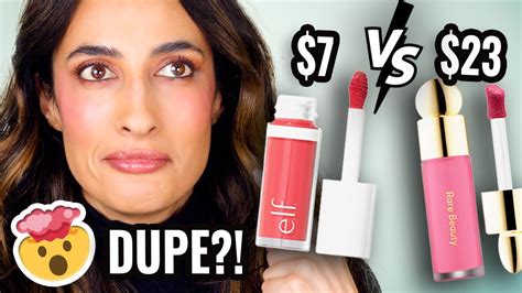 Blind Wear Test 👩‍🔬 Elf Vs Rare Beauty Blushes Dupe Alert‼️ 🚨 Youtube