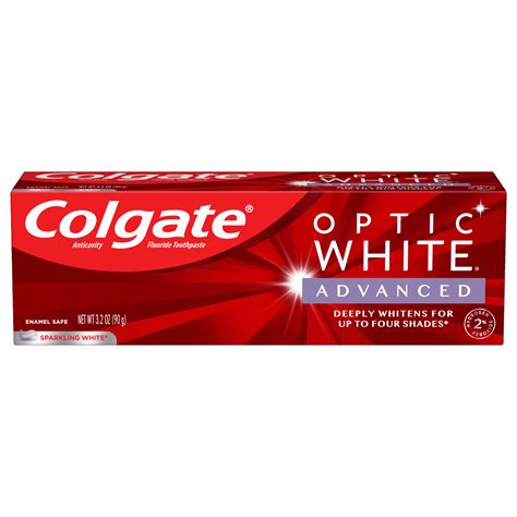 Colgate Optic White Advanced Teeth Whitening Toothpaste Sparkling