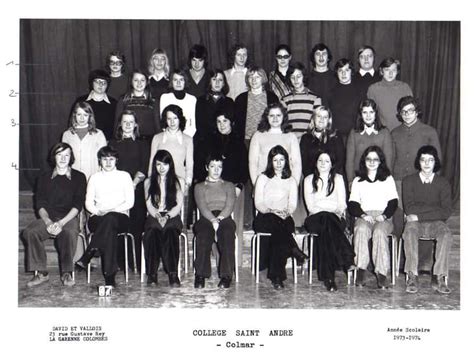 Photo De Classe Terminale A234 197374 De 1974 Collège Saint André