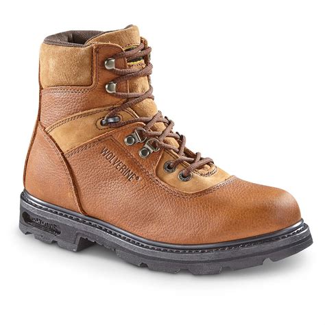 Wolverine Mens Traditional 6 Work Boots 661702 Work Boots At