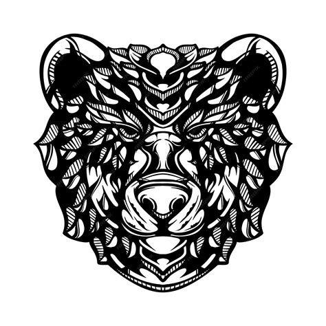 tribal bear tattoo 7