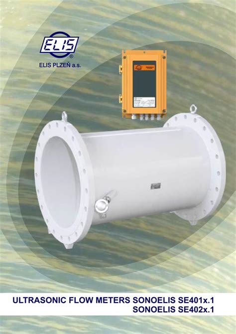 PDF ULTRASONIC FLOW METERS SONOELIS SE401x DOKUMEN TIPS