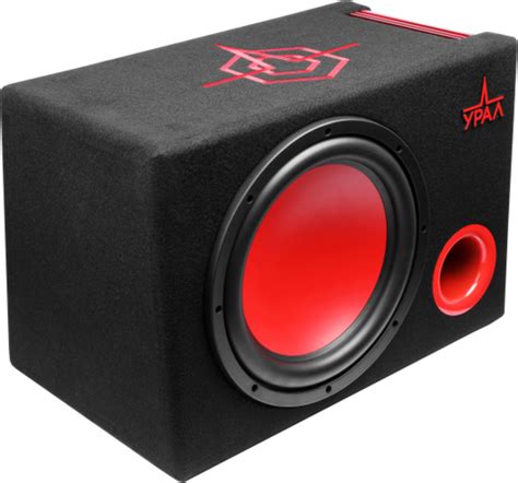 АСУ12Ачерный Сабвуфер корпусной активный 12" (30см) 300Вт URAL - АС ...
