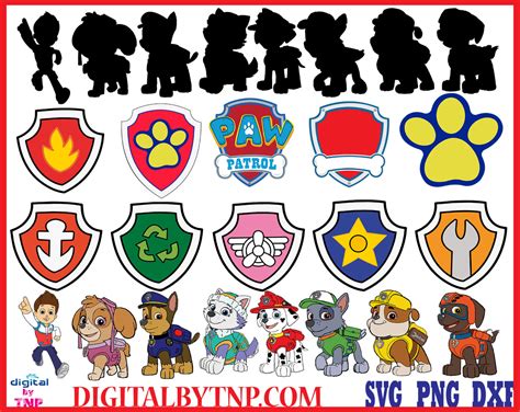 Paw Patrol SVG, Paw Patrol Cut Files, Paw Patrol Clip Art, Paw Patrol ...