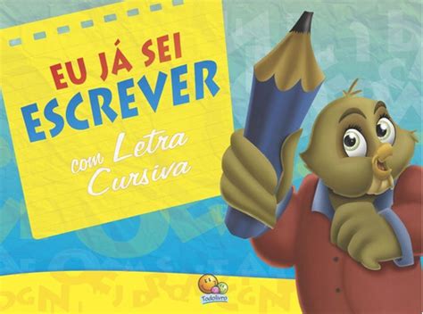 Livro Eu J Sei Escrever Letra Cursiva Mercadolivre