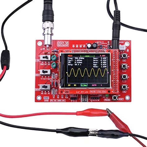 Welded DSO138 Open Source 2 4 TFT Digital Oscilloscope Kit W Probe