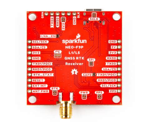 Hardware Overview Sparkfun Qwiic Gnss Rtk L L Breakout Neo F P