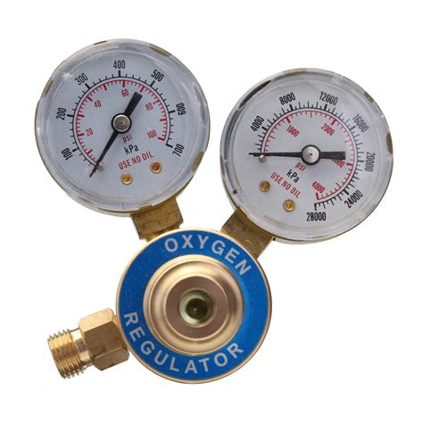 0 4000 Psi Oxygen Gas Regulator Welding Cutting Torch Pressure Gauge Fits Victor Brass Amazon