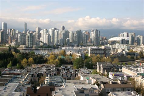 Vancouver Yaletown Skyline With Sea Walk Stock Photo - Download Image ...