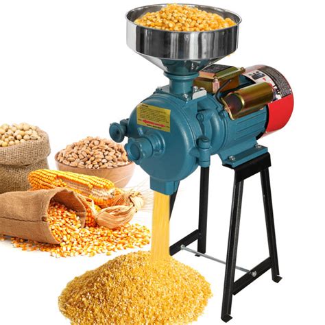 JTANGL Electric Grain Grinder Mill, 3000W 110V Corn Grinder Mill Electric, Dry Cereals Rice ...