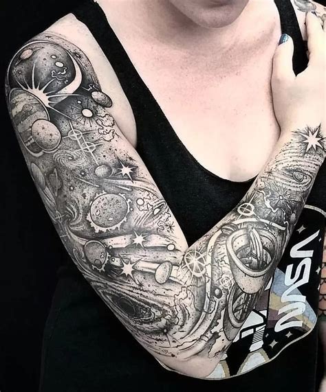 Universe Full Sleeve Tattoo TATTOOGOTO