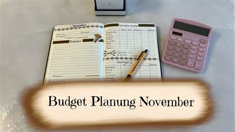 Budget Planung November Nderungen Bei Den Spart Pfen Sparen Mit