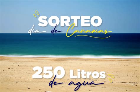 Sorteo Día de Canarias 250L de agua a domicilio GRATIS Aguacana