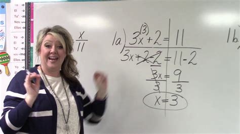 6th Grade Math Two Step Equations Youtube