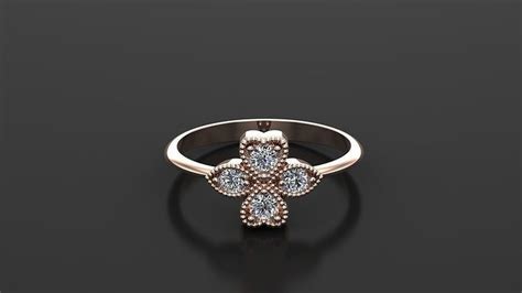 SR69 Solitaire Women Ring Version 1 3D model 3D printable | CGTrader