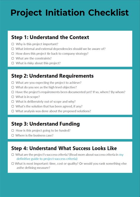 Questions For Project Kick Off Meetings Checklist Sales And