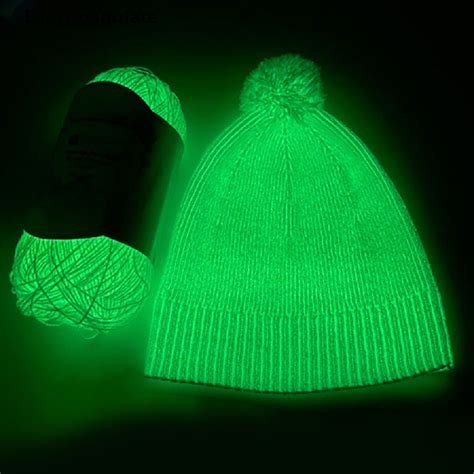 Eas Novel Functional Yarn Glow In The Dark Polyester Luminous