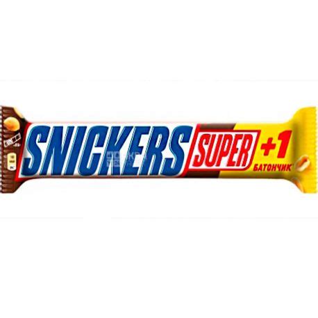 Snickers Super+1, 112.5 g, chocolate Bar, Snickers Super+1 - buy ...