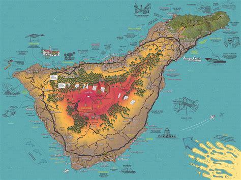 Tenerife Holiday Map for Android on Behance