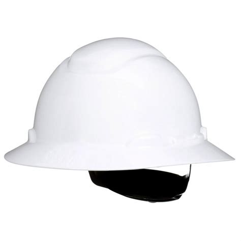 3m™ Securefit™ Full Brim Hard Hat H 801sfr Uv White 4 Point Pressure