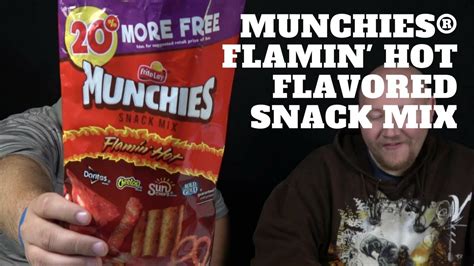 MUNCHIES FLAMIN HOT Flavored Snack Mix YouTube
