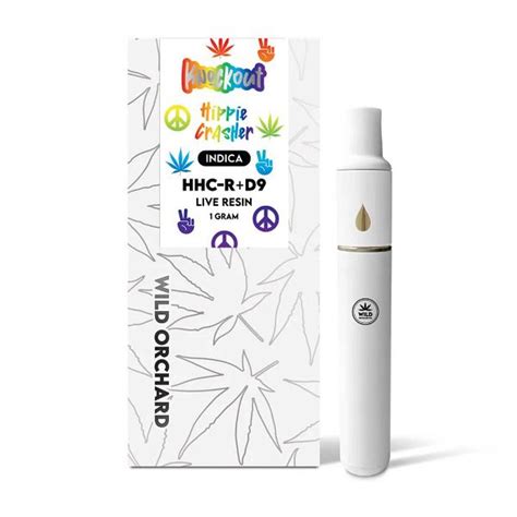 Knockout Hhc R Live Resin Rechargeable Vape Pen 1 Gram