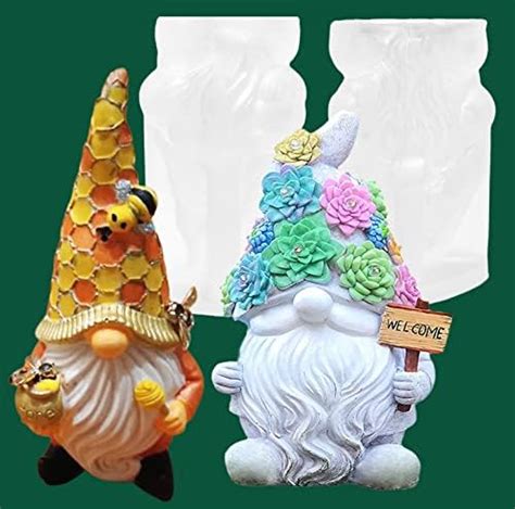 Amazon Midnadiy 3D Gnome Christmas Decorations 2 Pack Faceless