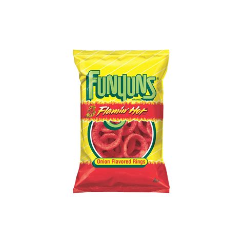 Funyuns Flamin Hot Onion Flavored Rings Oz Hot Snacks Hot Chip Spicy Snacks