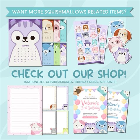 Squishmallows Printable Valentines Cards Squishmallows Printable