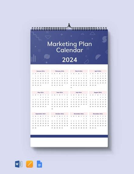 Marketing Calendar Template - 30+ Excel, PDF Documents Download