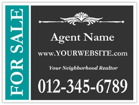 Real Estate 117 | Real Estate Sign Templates, Realtor Signs, Yard For ...