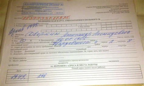 Амбулаторная Карта Фото – Telegraph