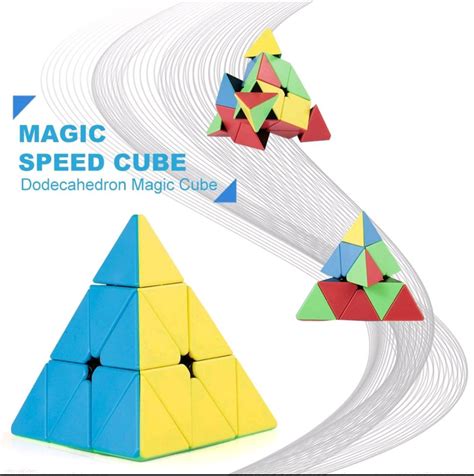 Кубик Рубика Пирамидка без наклеек, треугольный кубик: цена 125 грн ...