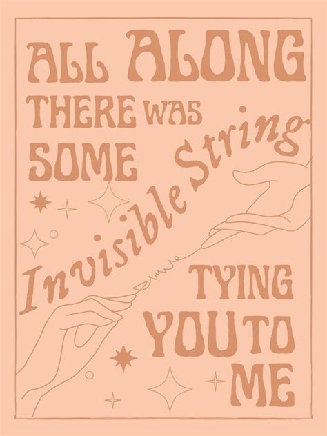 Taylor Swift Invisible String Digital Poster Etsy Artofit