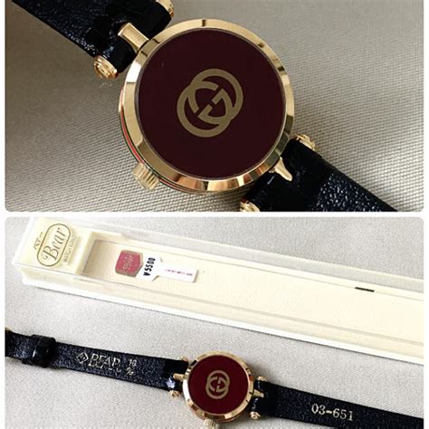 Gucci 美品 電池交換、ベルト交換、クリーニング済み！gucci グッチ 時計 シェリーの通販 By みかん S Shop｜グッチならラクマ