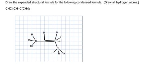 Solved Draw The Expanded Structural Formula For The Chegg