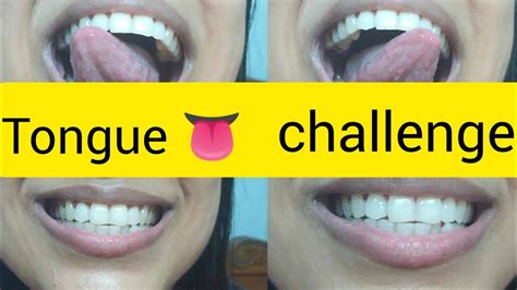 Long Tongue 👅 👅challengeteeth 😁counting With Long Tongue 👅requested