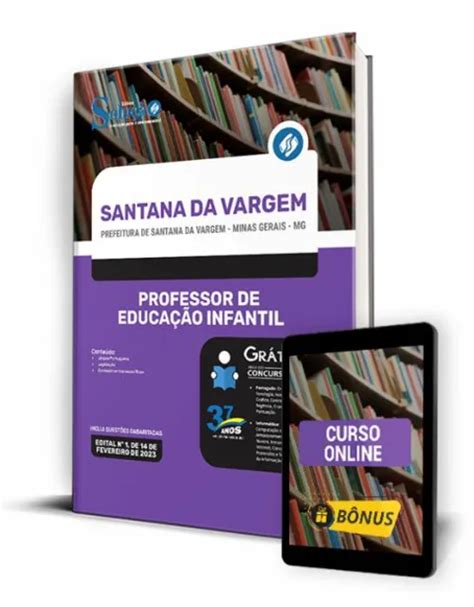 Apostila Santana da Vargem Professor Educação Infantil