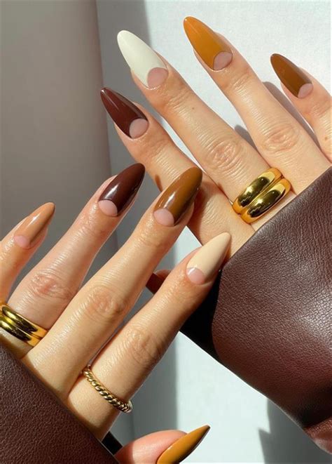 65 Simple Fall Nails 2022 For Your Autumn Mani Inspo Lily Fashion Style