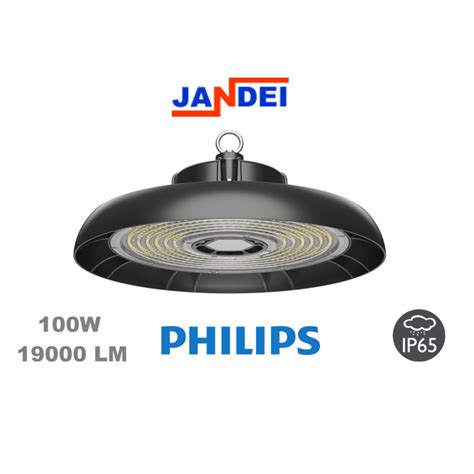 Campana LED UFO 100W 190lm W 6000K Phillips Driver