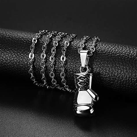 Oidea Pendentif Collier Homme Femme Pendentif Fantaisie Gant De Boxe