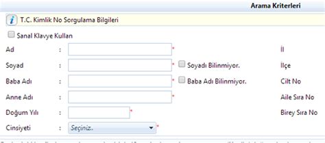 Tc Kimlik No Ile Aile Sıra No Bulma