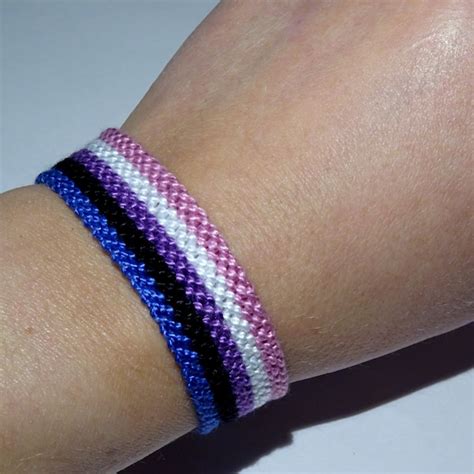 Macrame Flag Bracelet Etsy