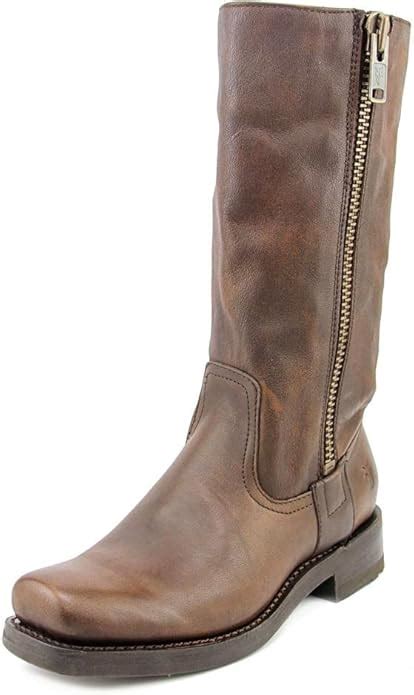 Amazon Frye Women S Heath Outside Zip Boot Mid Calf