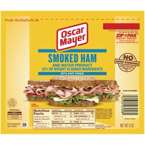 Oscar Mayer Smoked Ham, 8 oz - Ralphs